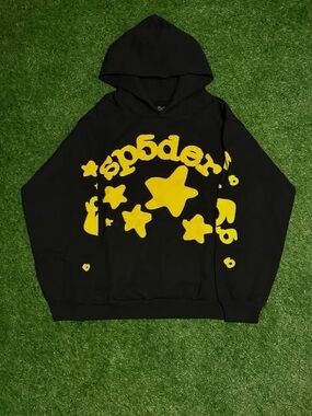 Black With Yellow Stars Sp5der
